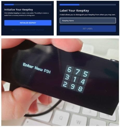 Inicializar KeepKey